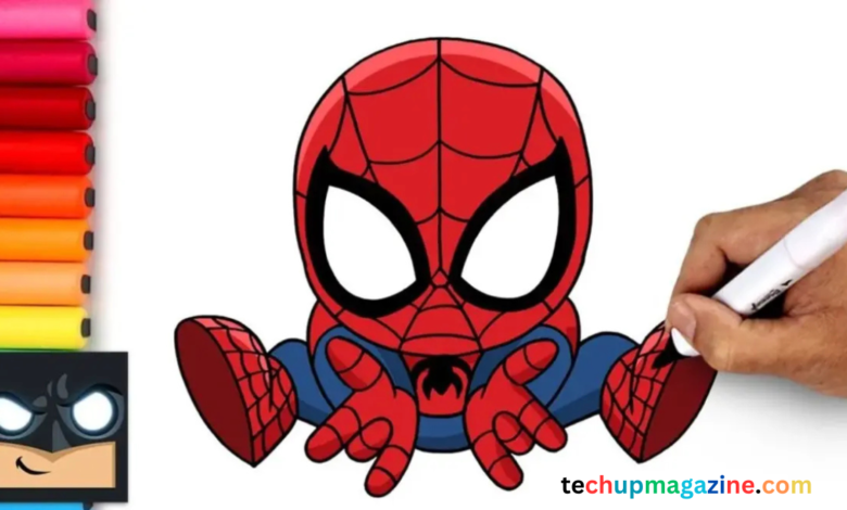 drawing:7barsug8u0w= spiderman